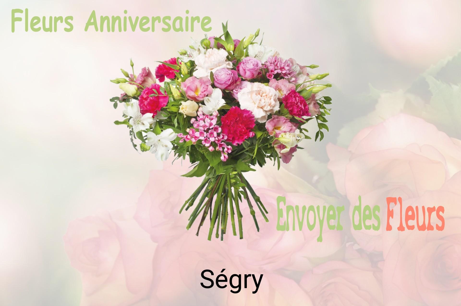 Bouquet de fleurs d’anniversaire livré à Ségry