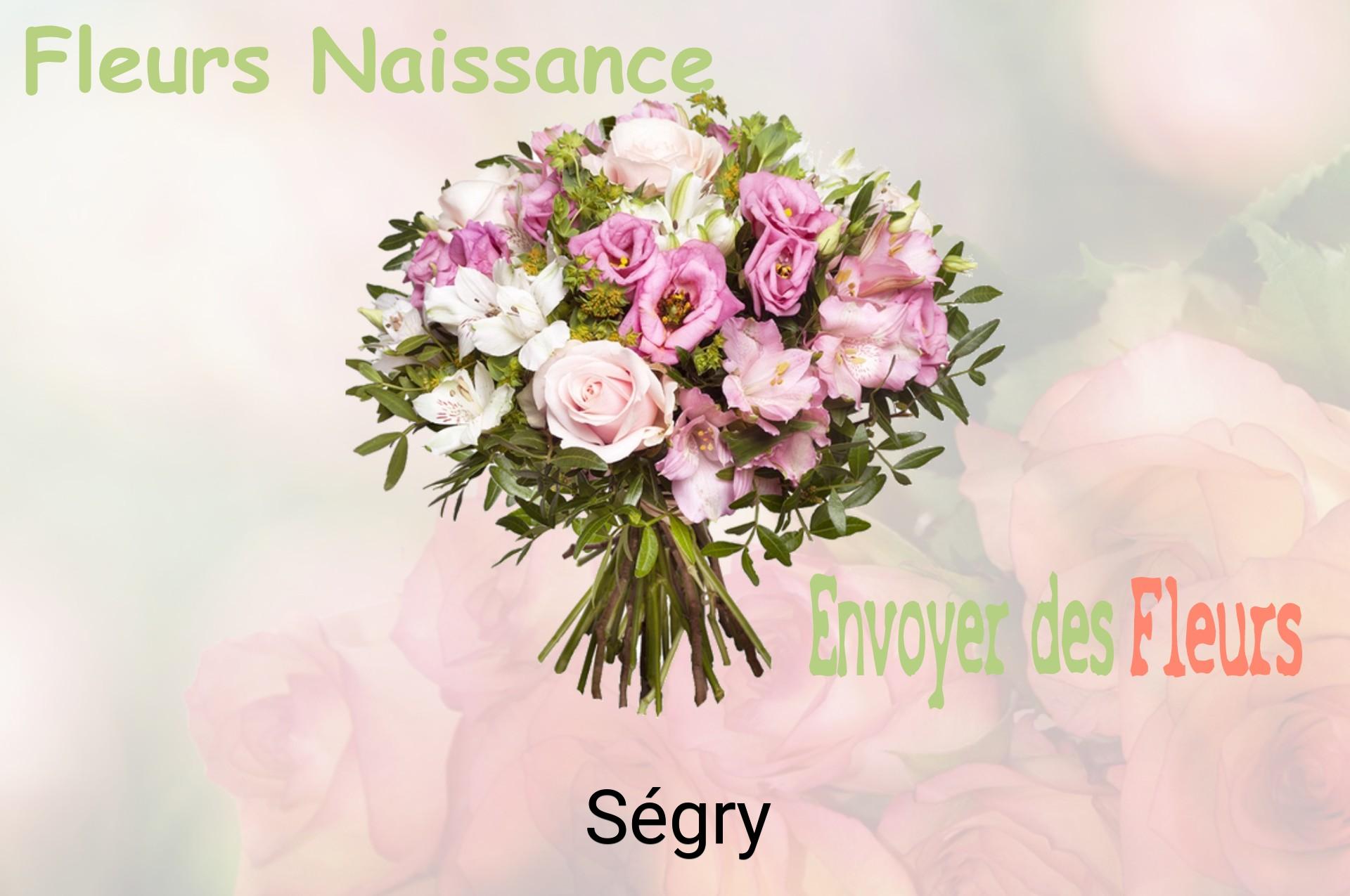 Bouquet de fleurs de naissance livré à Ségry